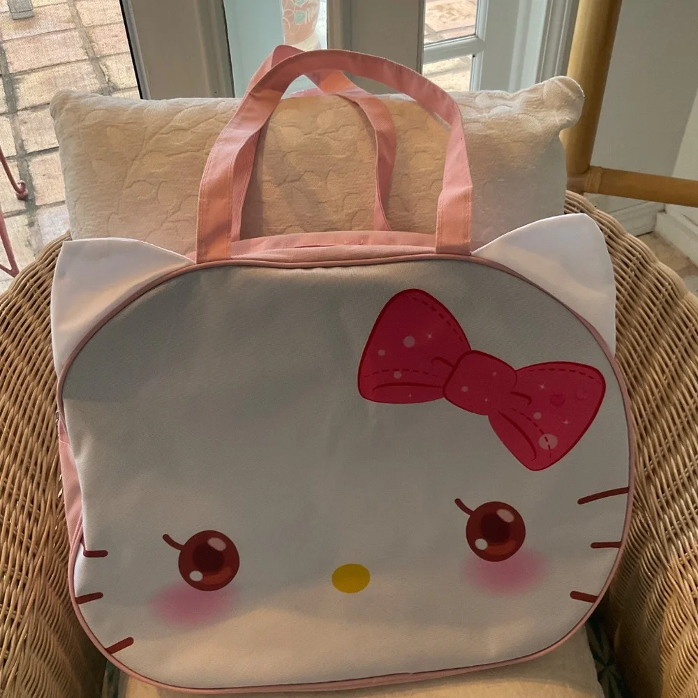 Sanrio Hello Kitty Extra Large Light Pink Vinyl Bag